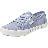 Pepe Jeans London Women's ABERLADY ANGLAISE Low-Top Trainer