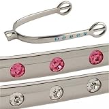 Korsteel 1/4 inch Ladies 5 Jeweled Tom Thumb Prince of Wales Spurs