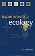 Experiments in Ecology: Their Logical Design and Interpretation Using Analysis of Variance