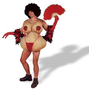 Tassle Twirling Tessie Adult Costume Adult (Standard One-Size)