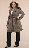 Plus Size London Car Coat