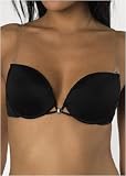 Lejaby Nuage front closure Underwire bra with clear straps and back