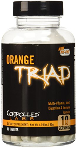 Controlled Labs Orange Triad Multivitamin Joint Digestion and Immune Formula, 60 Count