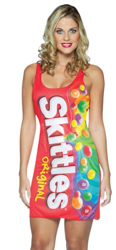 Rasta Imposta Women's Skittles Costume Multicoloured One Size