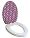 Purple Geo Seat Socks