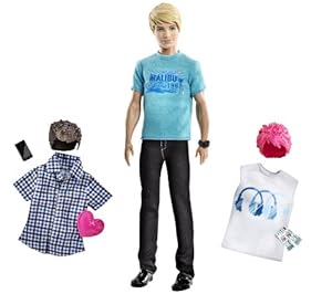 Mattel x2344 : Rendez-vous avec Barbie : La poupée Ken a 3 tenues