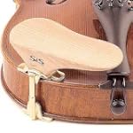 SAS Pearwood Viola Chinrest - 35mm - Gold-plated Single-barrel Bracket