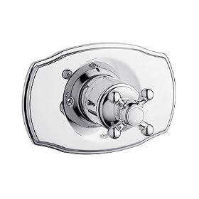 Grohe 19 725 000 Geneva chrome cross handle pressure balance valve trim only by Grohe