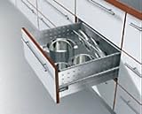 Blum Tandembox Drawer Slides D Height Single Wall 450mm (17 11/16) 100# Class Full Extention Kit Stainless Steel