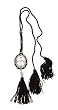 Betsey Johnson Women's Turquoise Caseback Pendant Watch #BJ9006