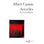 Actuelles - Ecrits politiques de Albert Camus