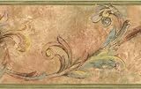Sage Acanthus Leaves Wallpaper Border