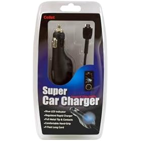 PREMIUM CELLET RAPID CAR CHARGER with IC CHIP for LG Trax CU575, VX-8350, VX-8550 Chocolate, VX-8700, VX-9400, VX-9900 enV, VX-8500 Chocolate, LX-160, Muziq, LX-570, Rumor, VX-5400, CU515, VX10000 VOYAGER, VX8800 VENUS, CU720 SHINE, CU915 -RETAIL PACKAGING