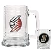 Portland Trail Blazers NBA Boilermaker Set - Primary Logo Portland Trail Blazers NBA Boilermaker Set - Primary Logo