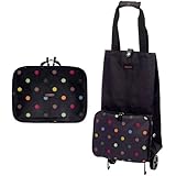 Foldable Trolley Shopping Bag Cart by Reisenthel of Germany - Polka Dot