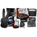 PITCHMASTER ST FULL SIZE SUNBURST COMPLETE ELECTRIC GUITAR PACKAGE INCLUDES 15 WATT AMP & GUITAR TUNER