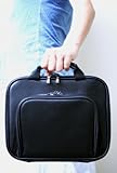 Asus EEE PC 900 / 901 8.9 Premium Memory Foam Pouch Case with Front Pocket - (Black)