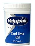 Valupak Vitamins Cod Liver Oil Capsules 400mg 60 Capsules
