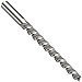 Union Butterfield 4588 High-Speed Steel Taper Pin Reamer, Left Hand Spiral Flute, Round Shank, Uncoated (Bright) Finish