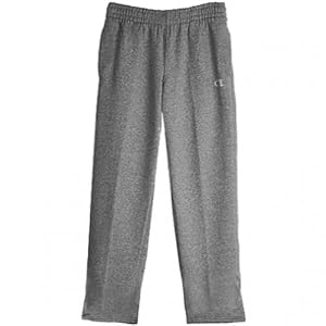 Champion Eco Fleece Open-Hem Men's Sweatpants - X-Large, Granite Heather