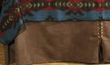 Owatonna Chocolate Suede Lace Up Bed skirt - King