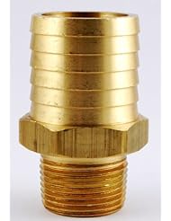 BISS: 1 1/4" Hose ID, 3/4" NPT Male Barb Hose/Tubing Fitting Connector