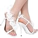 Moxie40 Ruffle High Heel Sandal TURQUOISE