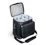 Picnic Time Cellar 6 Bottle wine tote w/ interchangeable liners