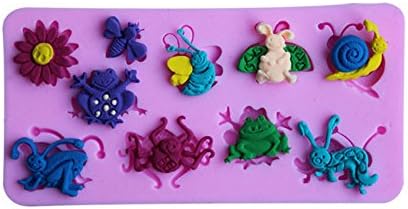 3D Insects Shaped Handmade Silicone Fondant Chocolate Cake Soap Mold