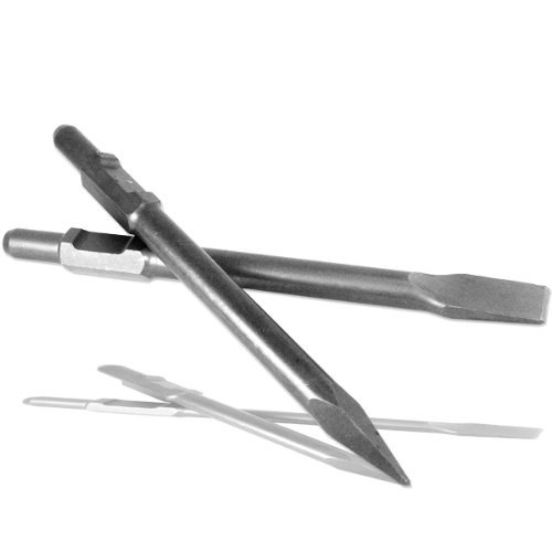 2 Pc Chisel Set for Electric Demolition Jack Hammer