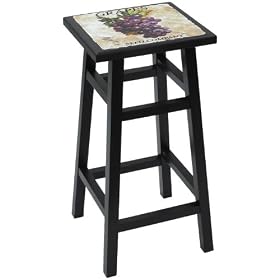 Carolina Cottage 30-Inch Grape Bar Stool by Carolina Cottage