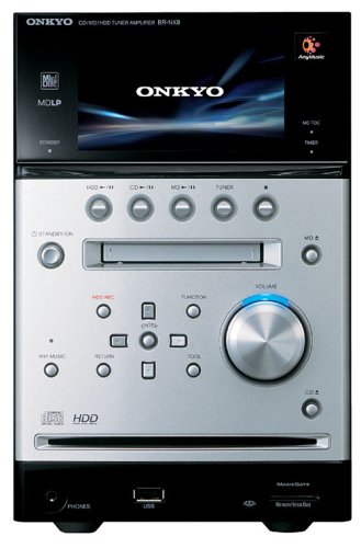ONKYO CD/MD/HDDチューナーアンプ BR-NX8(S) /シルバー