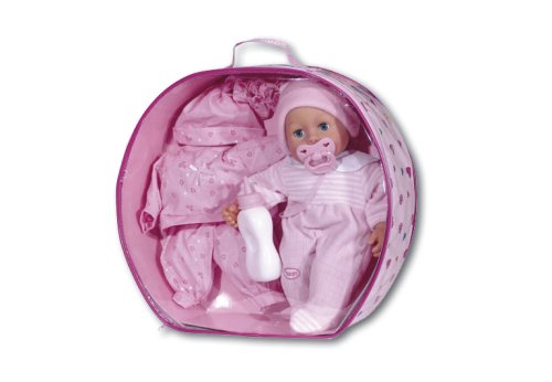 Bayer 93805 - Babypuppe mit Kleidung und Zubehör