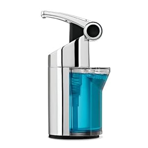 simplehuman Push Pump for Soap or Lotion, Chrome, 10 Ounces simplehuman Push Pump for Soap or Lotion, Chrome, 10 Ounces