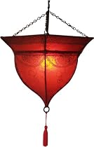 orientalische Deckenlampe - Mali rot