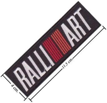 Mitsubishi Ralliart Racing Logo Embroidered Iron on Patch Byluk99 by luk99