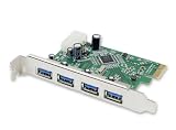 IO Crest 4 Port USB 3.0 PCI-Express x1 Controller Card SY-PEX20103