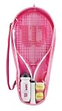 Wilson Kinder Tennisschläger Venus & Serena Starter Set, pink