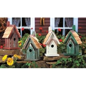 Heartwood Classic Birdhouse Green by A Bird's Home