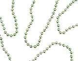 Pack Of 12 Shiny Sage Green Beaded Christmas Garlands 108' x 8mm