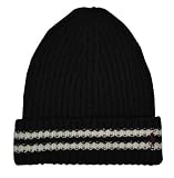 Polo Ralph Lauren Wool Cashmere Striped Beanie Hat Cap (One Size fit Most)