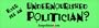 Ever seen an Undernourished Politician? - funny bumper stickers (Medium 10x2.8 in.)