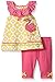 Nannette Baby Girls' Little 2 Piece Sleeveless Ruffled Collar Playwear Set