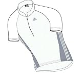 Adidas 2008 Men's Race Sport Short Sleeve Cycling Jersey - Running White - 325171