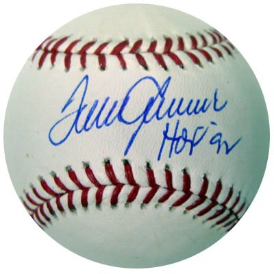 Tom Seaver New York Mets MLB Hand Signed Official MLB Baseball with HOF 92 Inscription