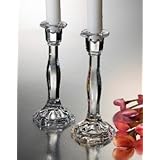 SET OF 2 9' CRYSTAL CANDLE STICKS