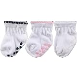 Scallop Cuffs (non-skid) Baby Socks