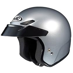 HJC Metallic Men's CS-5N Cruiser Motorcycle Helmet - Silver