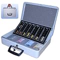 Geldkassette, Z�hlkassette/ Transportkassette 370 x 290 x 110 mm, lichtgrau