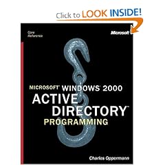 Microsoft  Windows  2000 Active Directory(TM) Programming (Dv-Msp Programming)